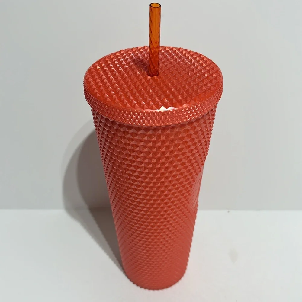 Starbucks 2021 Orange Studded Venti 24 oz. Cold Cup Tumbler